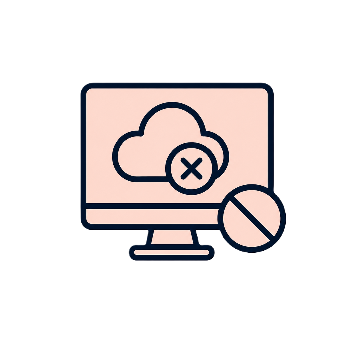 Cloud accounting platforms outage icon